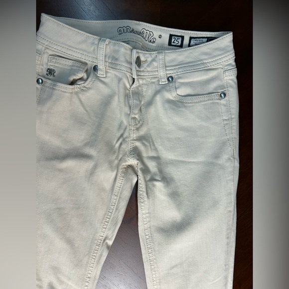 Miss Me Light Tan Jeans size 25 - Picture 3 of 7